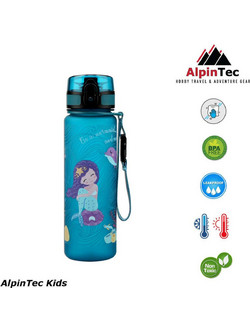 AlpinPro AlpinTec Kids Mermaid Παιδικό Μπουκάλι Πλαστικό BPA Free Γαλάζιο 500ml