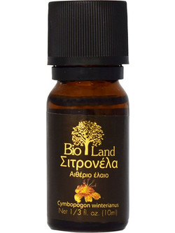 Bioland Βιολογικό Αιθέριο Έλαιο Σιτρονέλα 10ml