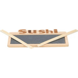 Alpina Switzerland Σετ Σερβιρίσματος Sushi 3 τεμαχίων με Chopsticks και Πλάκα Σερβιρίσματος, 10925 - Alpina Switzerland