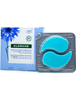 Klorane Smoothing & Relaxing Eye Patches για Ενυδάτωση Μαύρους Κύκλους & Καταπράυνση με Υαλουρονικό 14τμχ