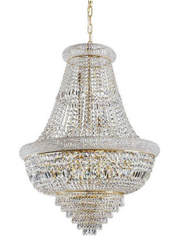Φωτιστικό Οροφής Dubai 243528 80x120/225cm 24xE14 40W Gold Ideal Lux