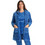 Lydia Creations Γυναικεία Ρόμπα Χειμωνιάτικη Fleece Μπλε 22549
