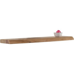 Lizard Ράφι Ξύλο Ακακία Φυσικό Woodwell 80x25x4υψ 21248 ΕΑ7071,1