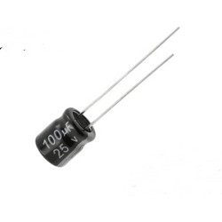 Electrolytic Capacitor 100uF 25V 6mm*12mm