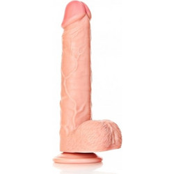 Shots RealRock Ultra Skin Ρεαλιστικό Dildo με Βεντούζα & Όρχεις 23cm Flesh