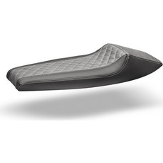 C-Racer Universal Fully Covered Flat Track Seat SCR4FC ABS Plastic Material (C Racer - CRR-0030-087 Dark Brown Straight Stitching Type Brown Thread Color)
