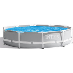 Intex Prism Metal Frame 26700 Πισίνα Πλαστική με Μεταλλικό Σκελετό Φ305x76cm