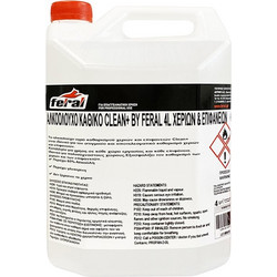 Clean+ By Feral Alcohol Cleaning Liquid Αντισηπτικό Υγρό Χεριών 4lt