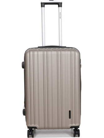 Worldline 27521-33 Βαλίτσα Μεσαία 65x43x27cm με 4 Ρόδες Χρυσή