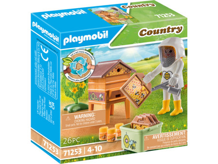 Playmobil Country Μελισσοκόμος με Κηρήθρες για 4-10 Ετών 71253
