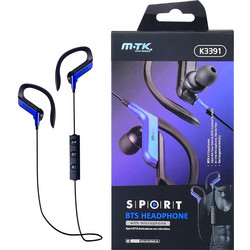 MTK K3391 Ακουστικά Bluetooth In Ear Blue