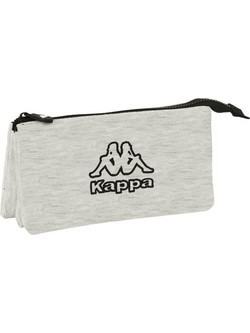 Safta Kappa Κασετίνα με 3 Θήκες Γκρι 812345744