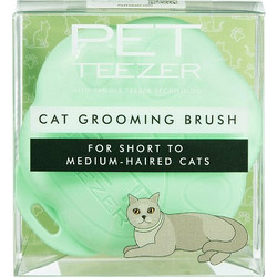 Pet Teezer Cat Grooming Brush Βούρτσα Για Γάτες (πράσινη) 1 τεμάχιο