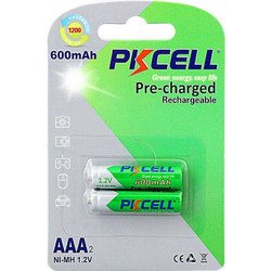 Pkcell Rechargeable RTU AAA 600mAh 2τμχ