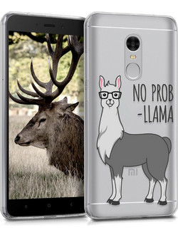 KW Slim Fit Gel Case Prob-Liama (41545.04) Θήκη Σιλικόνης Διάφανη (Xiaomi Redmi Note 4)