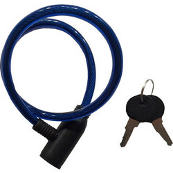 Κλειδαριά Ποδηλάτου Bicycle Lock 10x65mm Μπλε 1 Τεμάχιο