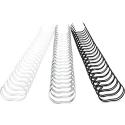 Rexel Σπιράλ Βιβλιοδεσίας GBC Loops Μεταλλικό 12mm 100Τμχ. Λευκό
