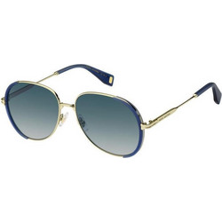 Marc Jacobs MARC1080/S LKS Γυναικεία Γυαλιά Ηλίου Aviator Μεταλλικά Χρυσά με Μπλε Degradee Φακό