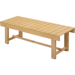 Ξύλινο Διθέσιο Παγκάκι 110 x 38 x 35 cm Outsunny 84B-362