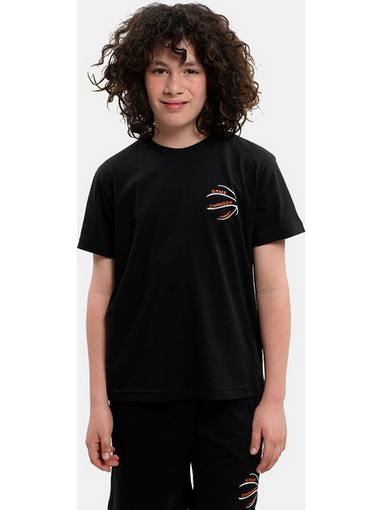Target Παιδικό T-Shirt Κοντομάνικο Μαύρο S23-14170