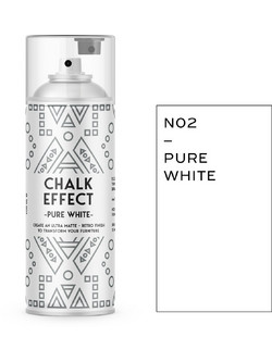 Cosmoslac Chalk Effect Χρώμα Κιμωλίας Σπρέι No2 Pure White 400ml