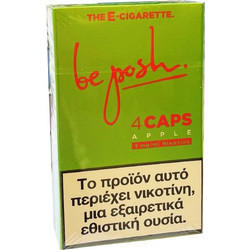 BE POSH ΚΑΨΟΥΛΕΣ 0.80ml 4 ΤΕΜ APPLE 9mg ΝΙΚΟΤΙΝΗ