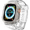 Spigen Rugged Armor Pro Λουράκι Σιλικόνης Transparent White (Apple Watch Ultra 49mm)