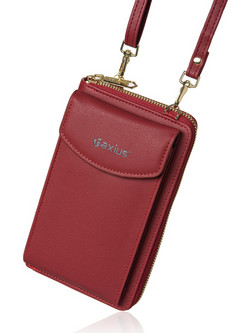 Naxius Crossbody Phone Bag NXPBLR-006 Red Naxius