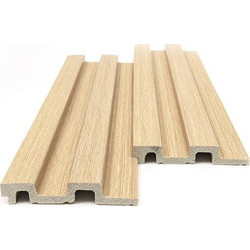 PS PANEL ΜΕ 3D ΠΗΧΑΚΙΑ 04 RESIDENCE 21/122 MM WHITE OAK NEWPLAN