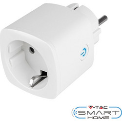 Smart WiFi Πρίζα (Amazon Alexa & Google Home) Λευκό Σώμα 7696 V-TAC