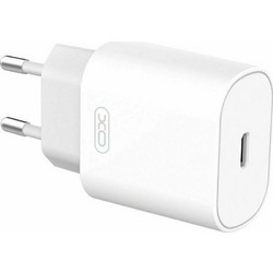 XO L91EU Φορτιστής Χωρίς Καλώδιο με Θύρα USB-C 25W Power Delivery & Quick Charge 3.0 White
