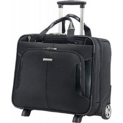 Samsonite XBR Βαλίτσα Καμπίνας 40x46x20cm με 2 Ρόδες Μαύρη Πολύχρωμη
