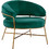 HomeMarkt Πολυθρόνα Βελούδινη Πράσινη Trudi HM8639.03
