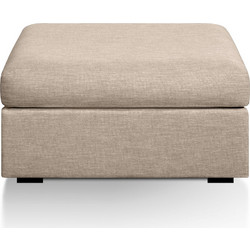 Ταμπουρέ με μελανζέ όψη και μους Bultex Μ78xΠ68xΥ43cm
