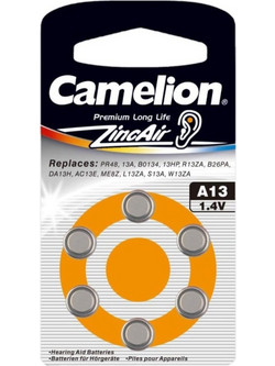 Camelion Zinc Air 13 6τμχ