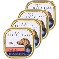 First Class Adult Terrine with Beef 4x300gr