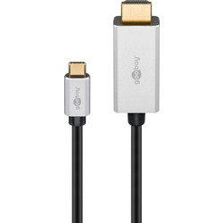 Goobay Καλώδιο HDMI 2.1 HDMI Male to USB-C Male 2m Black