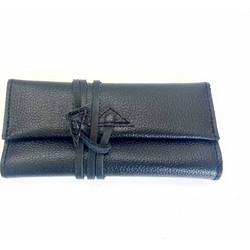DOMLEATHERS DOMLEATHERS ΔΕΡΜΑΤΙΝΗ ΚΑΠΝΟΘΗΚΗ DL 119 ΜΑΥΡΟ