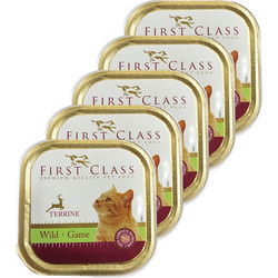 First Class Premium Adult Terrine with Wild Game 5x100gr
