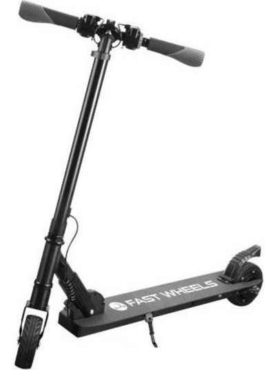 Rebel Fast Wheels Ηλεκτρικό Πατίνι 15km/h Max Ταχύτητα και 8km Αυτονομία Μαύρο