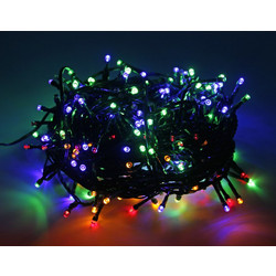 Adeleq 300 Χριστουγεννιάτικα Λαμπάκια LED Πολύχρωμα 30-16389