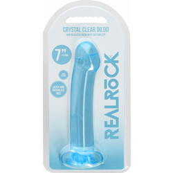 Shots Real Rock Crystal Clear 17cm Blue