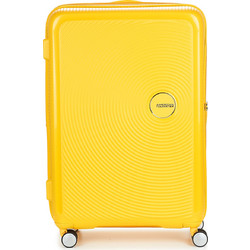 American Tourister Soundbox Expandable Βαλίτσα Μεγάλη 77x51.5x32.5cm με 4 Ρόδες Κίτρινη