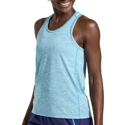 Saucony Stopwatch Singlet Tanktop Γυναικείο Αθλητικό T-Shirt Γαλάζιο SAW800369-TQH
