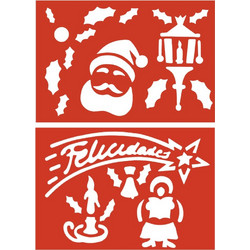 Χριστουγεννιάτικο Stencil 36x25cm 2τεμ. (930061-1)