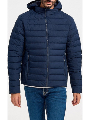 Explorer Ανδρικό Μπουφάν Χειμωνιάτικο Puffer Navy Μπλε 2211103051
