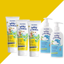 Frezyderm Baby Cream 3x175ml + Shampoo 2x300ml