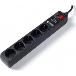 CRYSTAL AUDIO 40863 πολύπριζο προστασίας 5 θέσεων