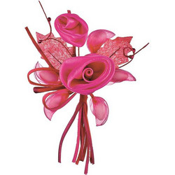 Μπομπονιέρα Γάμου Λουλούδι Με Κουφέτα Μ5900 Φούξια