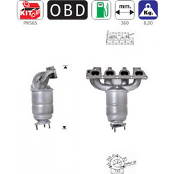 ΚΑΤΑΛΥΤΗΣ ΒΕΝΖΙΝΗΣ OPEL ASTRA G 1.6 2000-2004 / CORSA C 1.4 / MERIVA 1.6 2003+ / VECTRA 1.6 1999-2002 /ZAFIRA 1.6 1999+